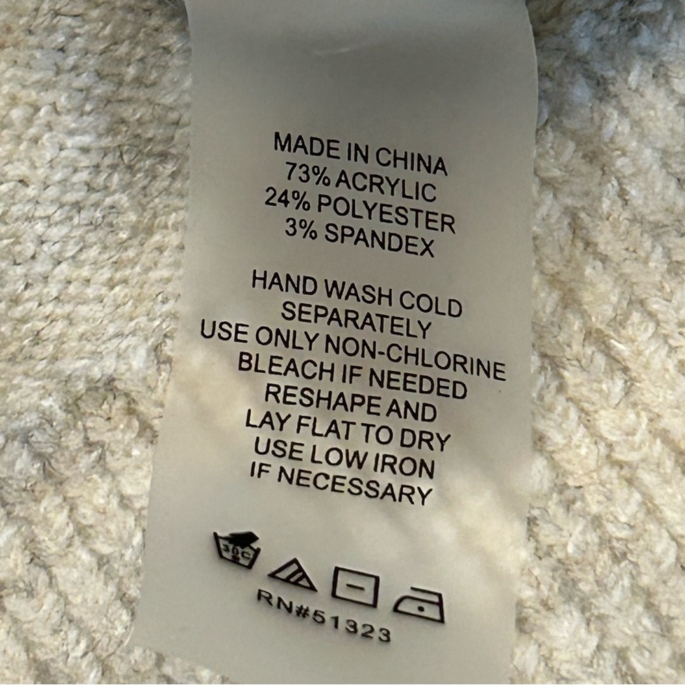 Vince Camuto Crew Knit Sweater w/ Raglan Sleeves. Women’s L in Malted - NWT - Picture 14 of 16